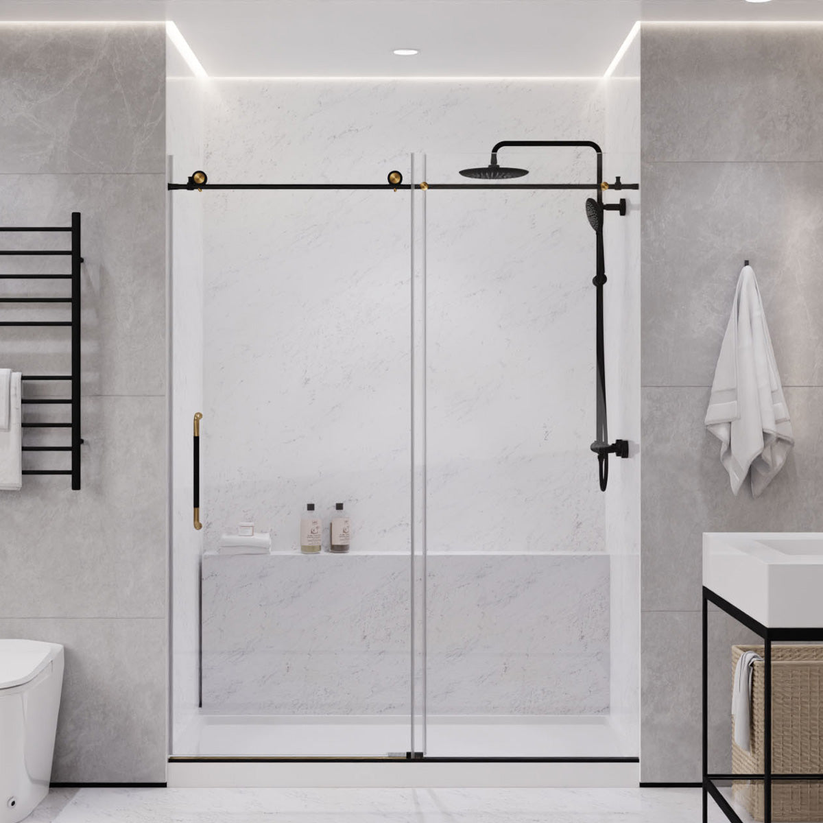 SD-AZ13-02-PRX - ANZZI Madam Series 56 to 60 in. x 76 in