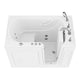 ANZZI ANZZI 30 in. x 53 in. Right Drain Quick Fill Walk-In Whirlpool Tub with Powered Fast Drain in White