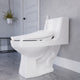 Lunar Elongated Smart Electric Bidet Toilet Seat with Remote Control, Heated Seat, Air Purifier, and Deodorizer
