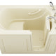 Builders Choice 53 in. x 30 in. Right Drain Quick Fill Walk-in Soaking Bathtub in Biscuit
