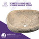 ANZZI Leopards Crest Vessel Sink in Yellow River Stone