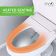 Electric Bidet Seat with Heated Seat, Warm Water, Rear and Lady Wash, Air Dryer, Self Cleaning Nozzle, and Wireless Remote