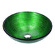 LS-AZ287 - ANZZI Posh Series Deco-Glass Vessel Sink in Brushed Green