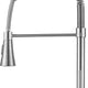 Carriage Series Single Handle Deck Mount Standard Kitchen Faucet in Brushed Nickel Finish with Ceramic Disk Included