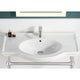ANZZI Viola 34.5 in. Console Sink with Ceramic Counter Top