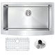 ANZZI Elysian Farmhouse 32 in. Kitchen Sink with Sails Faucet