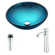 Enti Series Deco-Glass Vessel Sink with Harmony Faucet
