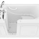 Value Series 26 in. x 53 in. Left Drain Quick Fill Walk-In Air Tub in White