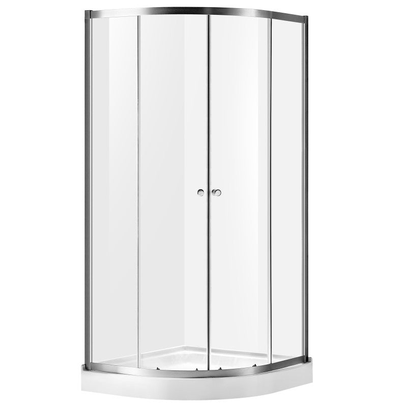 SD-AZ050-01CH - ANZZI Mare 35 in. x 76 in. Framed Shower Enclosure 