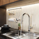 Modern Touchless Polished Chrome Pull-Down Kitchen Faucet