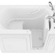 ANZZI Value Series 30" x 53" Therapeutic Walk-In Tub with Dual Hydrotherapy (Air & Water), Inline Heater, and Quick Fill Faucet, White
