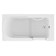ANZZI 30 in. x 60 in. Right Drain Step-In Walk-In Soaking Tub with Low Entry Threshold in White