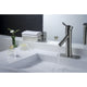 L-AZ082 - ANZZI Saga Series Single Hole Single-Handle Low-Arc Bathroom Faucet in Brushed Nickel