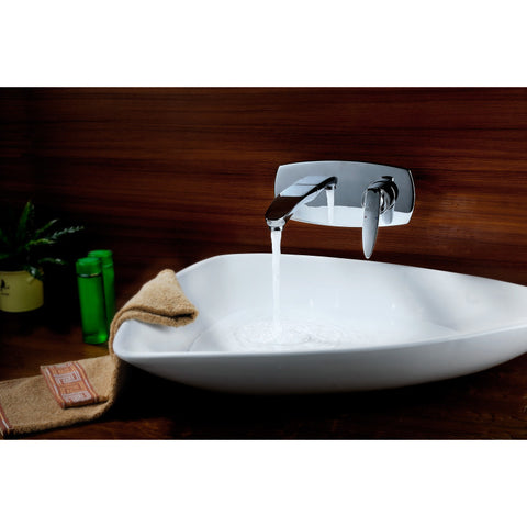 L-AZ023 - ANZZI Voce Series Single-Handle Wall Mount Bathroom Faucet in Polished Chrome