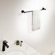 ANZZI 4-Piece Matte Black Bathroom Accessories Set