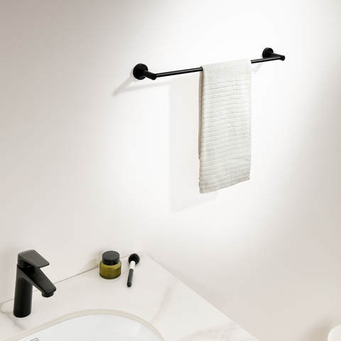 ANZZI 4-Piece Matte Black Bathroom Accessories Set
