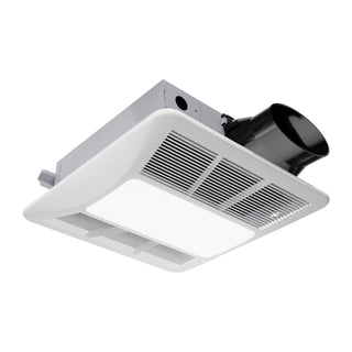 ANZZI 100 CFM Bathroom Exhaust Fan (1.5 Sones), Built-in Humidity Sensor, Dimmable Speed Control, Integrated LED Light, ETL/HVI Certified