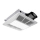 ANZZI Summers Series 100 CFM Ceiling Mount Bathroom Exhaust Fan with Brilliant LED Light, Humidity Sensor Activation