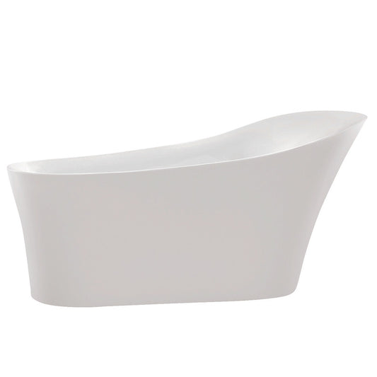 FT-AZ092-R - ANZZI 5.58 ft. Freestanding Bathtub in White