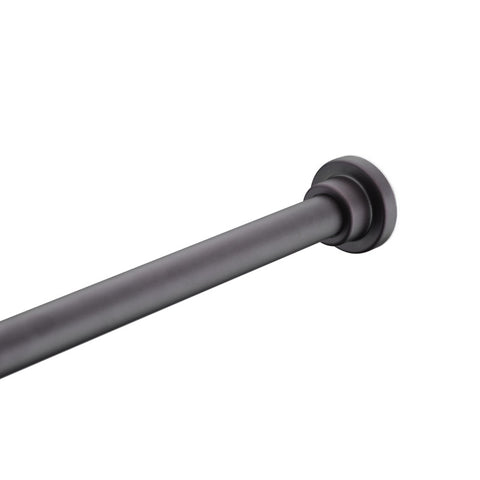 AC-AZSR88ORB - ANZZI 48-88 Inches Shower Curtain Rod with Shower Hooks in Oil Rubbed Bronze | Adjustable Tension Shower Doorway Curtain Rod | Rust Resistant No Drilling Anti-Slip Bar for Bathroom | AC-AZSR88ORB