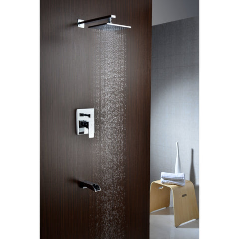 SH-AZ037 - ANZZI Mezzo Series 1-Handle 1-Spray Tub and Shower Faucet in Polished Chrome