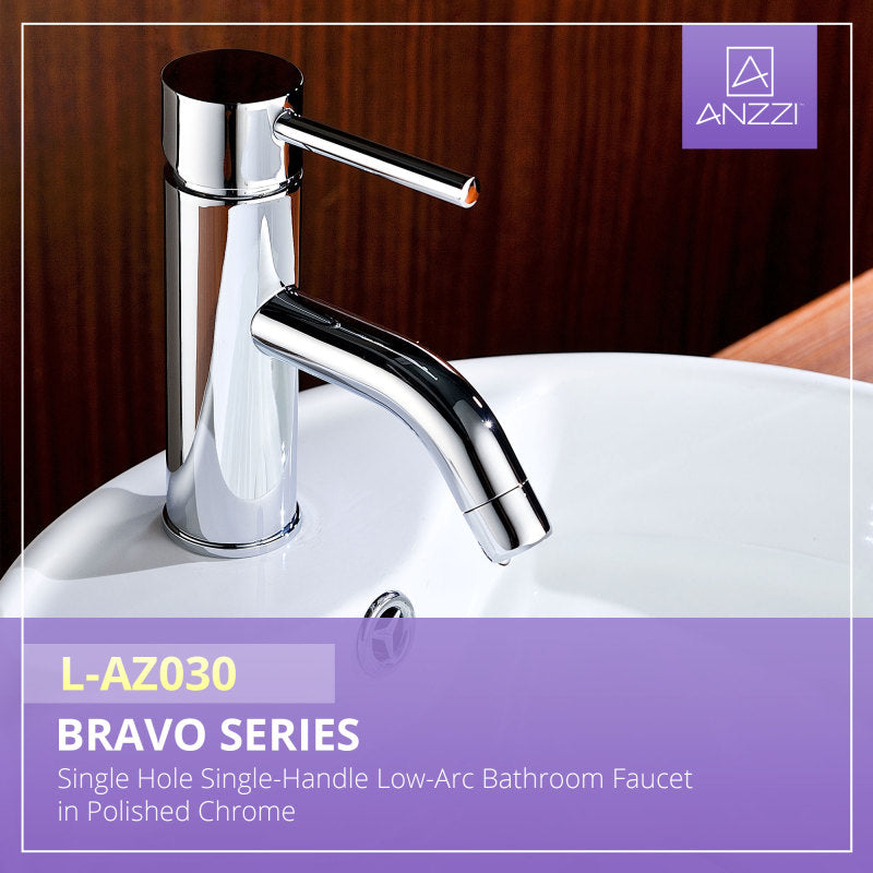 L-AZ030 - ANZZI Bravo Series Single Hole Single-Handle Low-Arc