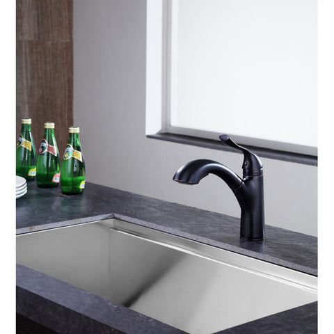 Di Piazza Single-Handle Pull-Out Sprayer Kitchen Faucet