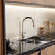 Modern Touchless Polished Chrome Pull-Down Kitchen Faucet