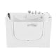 ANZZI 30 in. x 60 in. Right Drain Wheelchair Access Walk-In Whirlpool and Air Tub with Powered Fast Drain in White