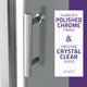 ANZZI Halberd 48 in. x 72 in. Framed Shower Door with TSUNAMI GUARD