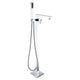 FS-AZ0037CH - ANZZI Khone 2-Handle Claw Foot Tub Faucet with Hand Shower in Polished Chrome