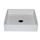 LSAZ602-096 - ANZZI Passage Series 1-Piece Solid Surface Vessel Sink in Matte White with Enti Faucet in Polished Chrome