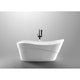 FT-AZ094 - ANZZI Kahl Series 5.58 ft. Freestanding Bathtub in White