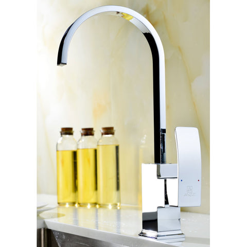 ANZZI Elysian Farmhouse 36 in. Kitchen Sink with Opus Faucet