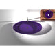 ANZZI Opal 5.6 ft. Solid Surface Center Drain Freestanding Bathtub in Evening Violet