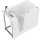 ANZZI Coupe Series 29 in. x 52 in. Left Drain Quick Fill Walk-In Air Tub in White