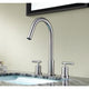L-AZ191BN - ANZZI Spartan 8 in. Widespread 2-Handle Bathroom Faucet in Brushed Nickel