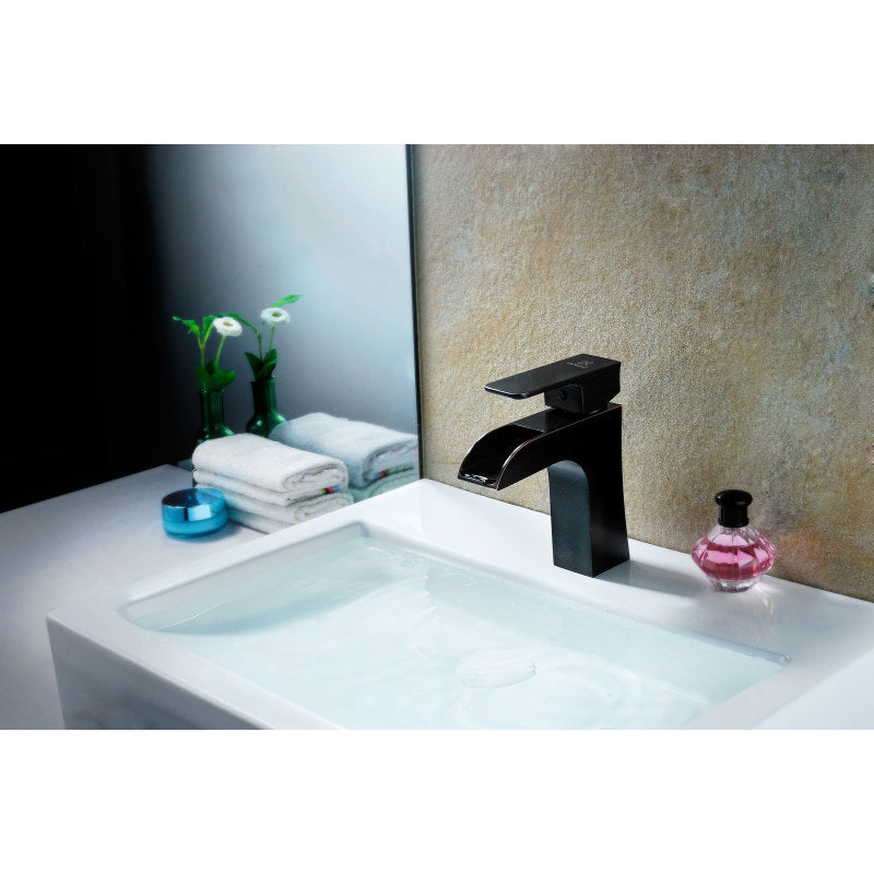 L-AZ019ORB - Forza Series Single Hole Single-Handle Low-Arc