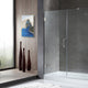 ANZZI Makata Series 60 in. by 72 in. Frameless Hinged Alcove Shower Door with Handle
