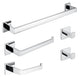 ANZZI 5-Piece Chrome Bathroom Accessories Set