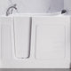 53 - 60 in. x 26 in. Left Drain Soaking Walk-in Tub in White