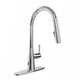 Modern Touchless Polished Chrome Pull-Down Kitchen Faucet