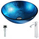 Arc Series Deco-Glass Vessel Sink with Harmony Faucet
