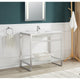 ANZZI Orchard 36 in. Console Sink with Glossy White Counter Top