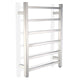 TW-AZ014BN - ANZZI Charles Series 6-Bar Stainless Steel Wall Mounted Electric Towel Warmer Rack in Brushed Nickel