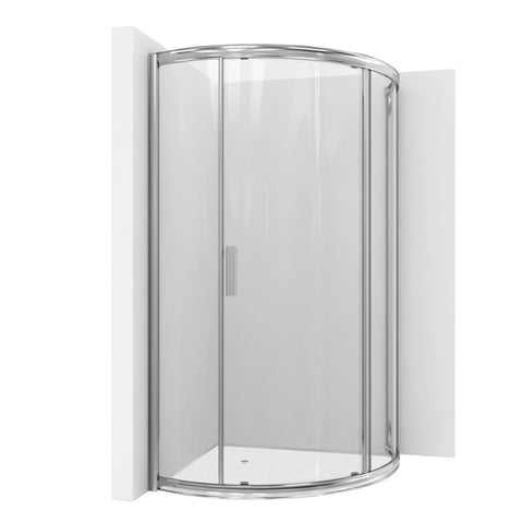 ANZZI Baron Series 39 in. x 74.75 in. Framed Sliding Shower Door in Polished Chrome