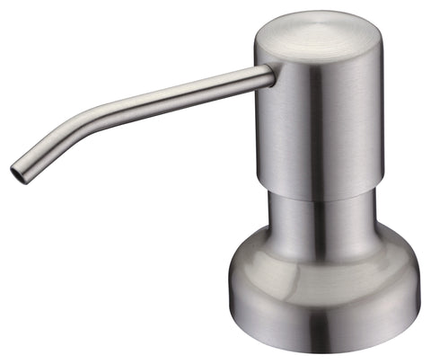 Marina 12 oz. Bottle Soap Dispenser in Brushed Nickel