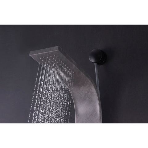 ANZZI Aura 2-Jetted Shower Panel with Heavy Rain Shower & Spray Wand