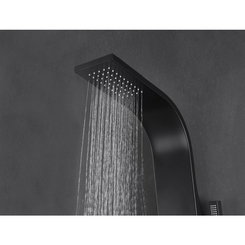 SP-AZ078BS - ANZZI Aura 2-Jetted Shower Panel with Heavy Rain 