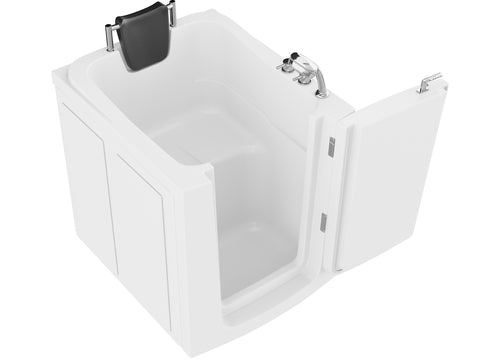 AZ3238RWS - ANZZI Coupe Series 32 in. x 38 in. Right Swinging Door Walk-In Soaking Tub with Right Swinging Door in White